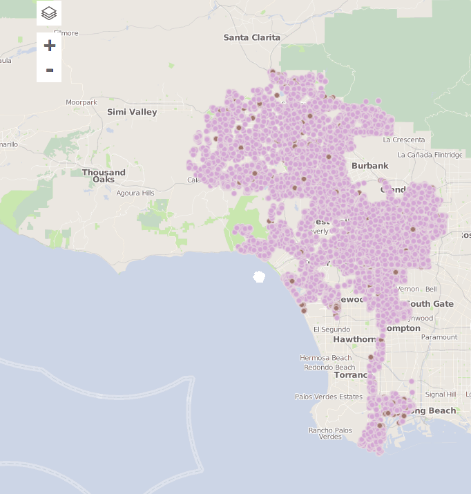 Slow LA map